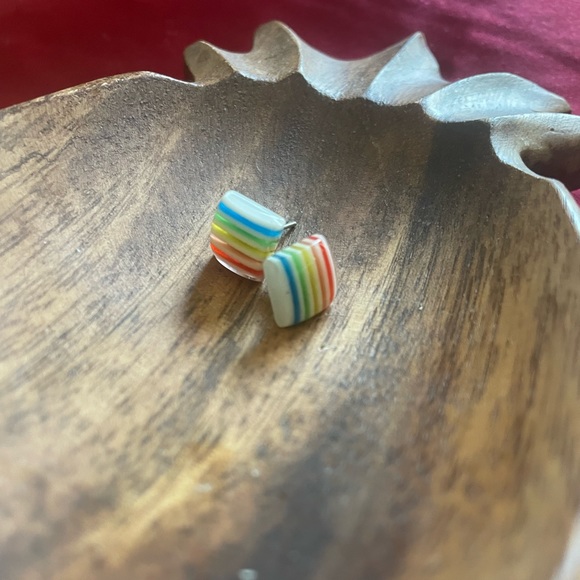 Rainbow Studs/Earrings - Picture 7 of 7